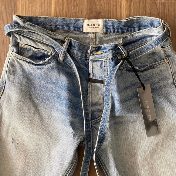 Fear Of God Sixth Collection Belted Jeans - Picture 3 of 12